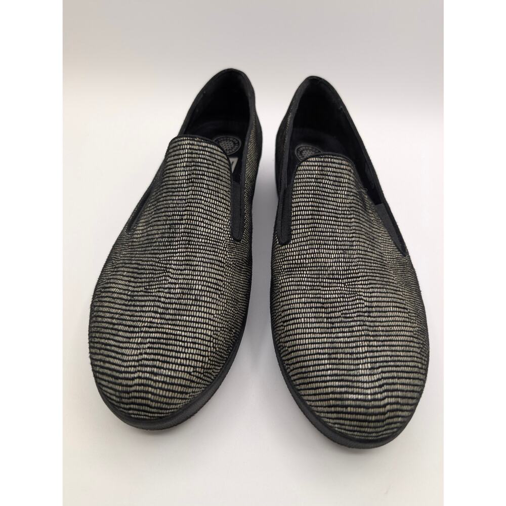 FitFlop Superskate Textured Metallic Twill Knit Slip-On Loafers Size 9 - Picture 2 of 6